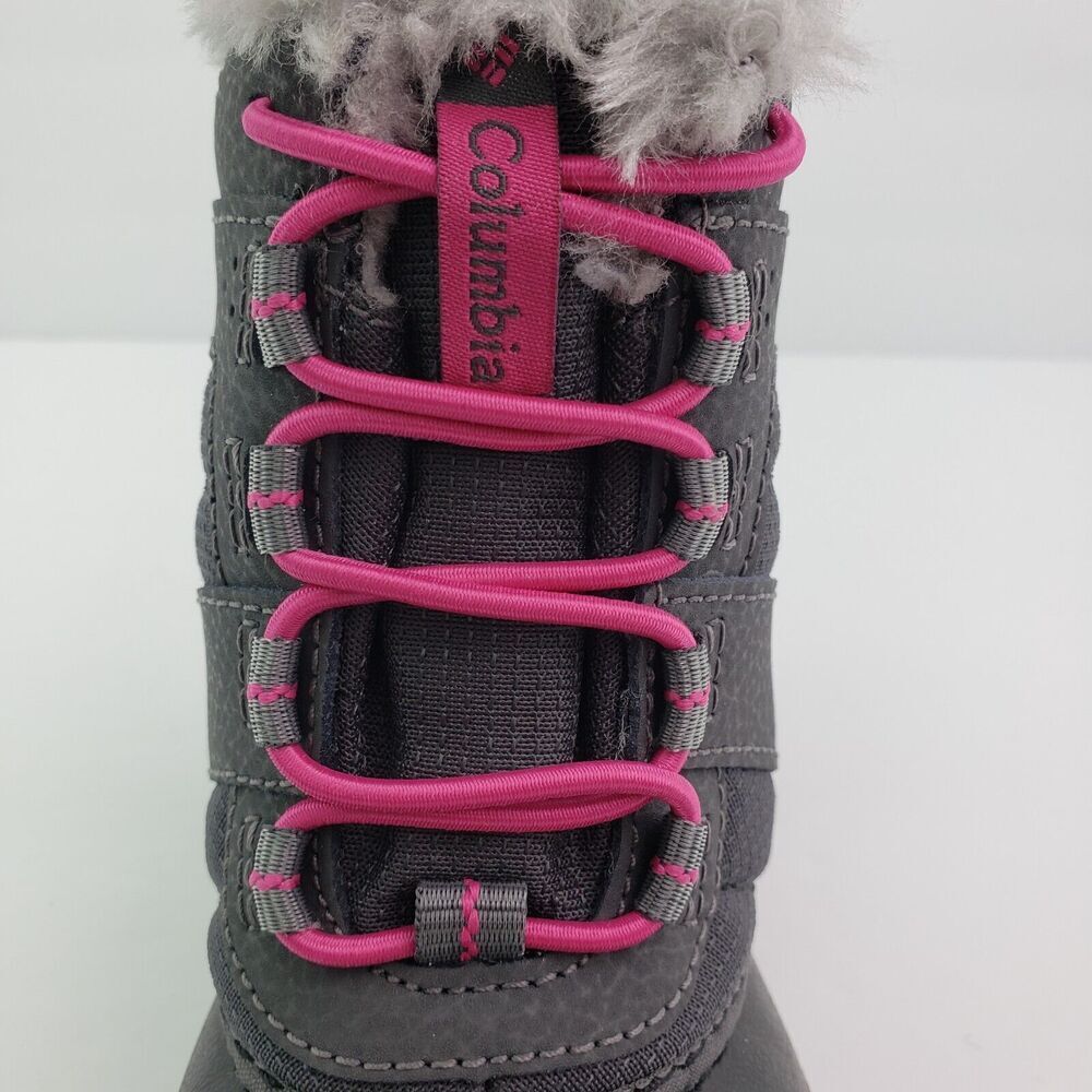 Never worn Columbia Gray and Pink Kids Winter Boots - Picture 9 of 14